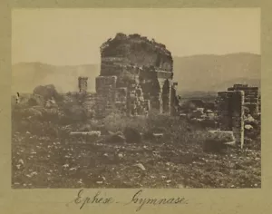 Turquie. Ephèse. Gymnase. Efes. Albumine circa 1880. - Foto 1 di 1