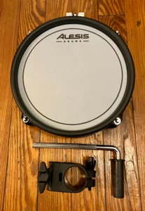 Red Alesis 8" Mesh Drum Pad NEW w/Clamp & L-Bar (Dual Zone) Tom Nitro Pro - Picture 1 of 7