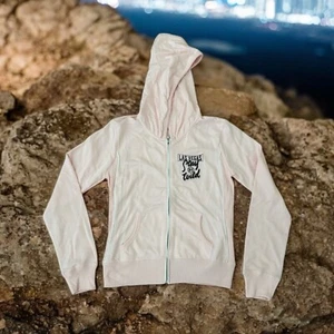 Rogue Apparel Las Vegas Women’s Zipper Front Hoodie Pink Size XL NWOT - Picture 1 of 8