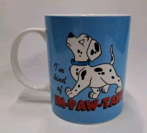 DISNEY 101 DALMATIANS MUG CUP PALADONE I'M KIND OF IM-PAW-TANT CERAMIC MUG - Foto 1 di 6
