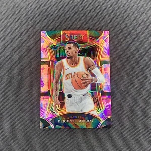 2023-24 Select Dejounte Murray Pink Cracked Ice Mezzanine 374 #’d/99 Hawks SP - Imagen 1 de 11