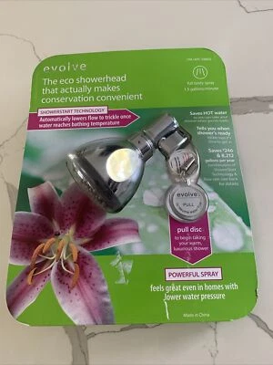 Cabezal de ducha Eco TECNOLOGÍA SHOWERSTART respetuoso con el medio ambiente NUEVO Evolve Foto 1 de 4