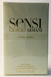 Sensi White Notes Giorgio Armani for Women Eau Fraiche 75ml New Sealed Box - Picture 1 of 5