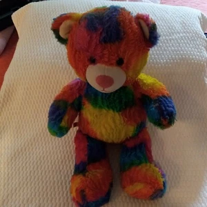 Build A Bear Tie Dye Rainbow Bear - Picture 1 of 3