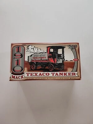 1910 MACK SENIOR TEXACO TANKER COIN BANK DIE CAST - Image 1 of 4