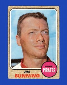 1968 Topps Set-Break #215 Jim Bunning LOW GRADE (crease) *GMCARDS*