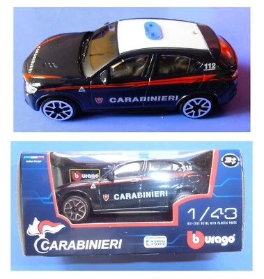Alfa Romeo Stelvio modellismo Burago Bburago 1:43 metal, macchina carabinieri - Immagine 1 di 2