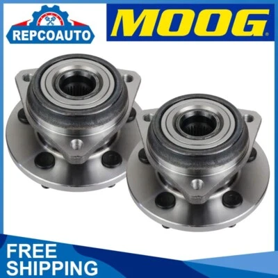 Buje y cojinete de rueda delantera 2 piezas para Jeep Grand Cherokee Comanche Wrangler TJ MOOG Foto 1 de 4