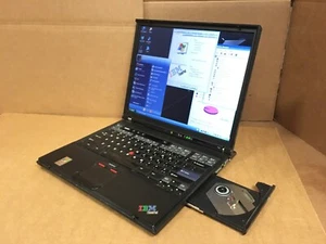 IBM THINKPAD T40  1.50GHz 1GB 40GB HDD WINDOWS XP ATI RADEON 7500TYPE 2373 - Picture 1 of 11