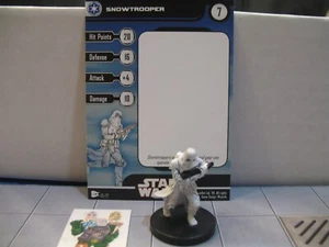 =Star Wars Miniatures BATTLE OF HOTH Snowtrooper 15/17 con tarjeta= - Imagen 1 de 1