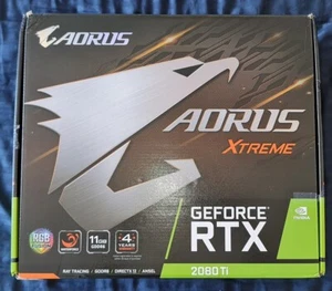 Gigabyte RTX 2080 Ti Aorus Extreme 11GB watercooled GPU - Picture 1 of 3