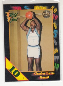 CHARLES DAVIS 1991-92 Wild Card NCAA 10 Stripe Parallel #58 Vanderbilt Mint