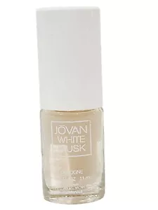 Coty JOVAN WHITE MUSK Cologne Splash Attraction Women Vintage .375 oz/11mL New - Picture 1 of 9