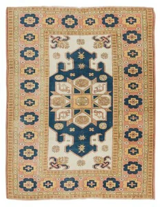 6x8.3 Ft Modern Handmade Geometric Anatolian Rug for Living Room Decor, All Wool - Picture 1 of 5