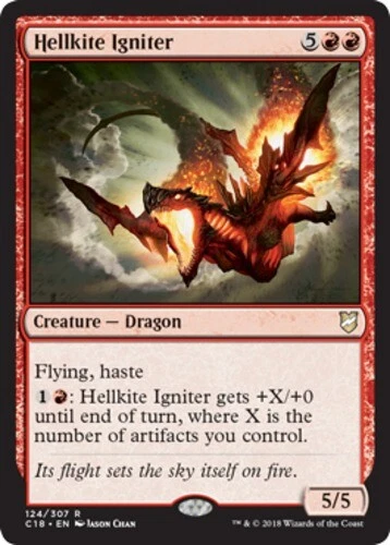 Hellkite Igniter ~ Near Mint Commander 2018 MTG Magic UltimateMTG Red Card - Image 1 of 1
