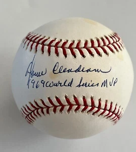 Donn Clendenon (Mets) Signed/Inscribed "1969 World Series MVP" Baseball-JSA - Picture 1 of 2