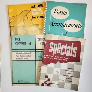 4 Vintage Liederbücher Klavier Keyboard Gospel Noten 50er 70er - Bild 1 von 6