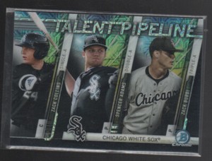 ZACK COLLINS / ADAMS / BURDI  2017 BOWMAN CHROME TALENT PIPELINE MEGA MOJO #CHW