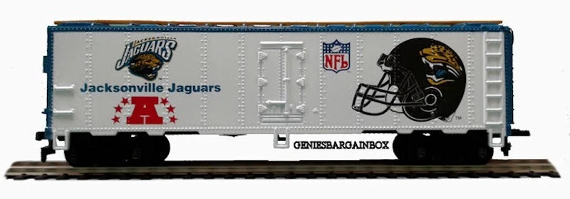 Ho Scale NFL JACKSONVILLE JAGUARS Reefer Car MANTUA COLLECTIBLE New in Box - Image 1 of 1