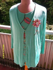 Citiknits Slinky Twin-Set.2-Teiler,Top und Jacke Neu mit Etikett - Bild 1 von 7