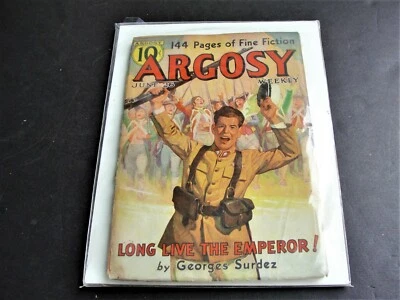 Argosy Jun 26, 1937 Johnston McCulley "Senor Vulture" Great Soldier Cover . - Image 1 of 4
