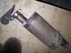 VINTAGE ALLIS CHALMERS D 17 GAS TRACTOR -SHOPMADE SS MUFFLER- AS -IS -1964 - Picture 1 of 2