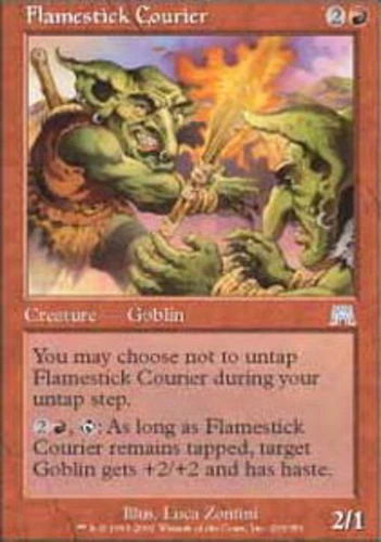 Flamestick Courier - Foil ~ Heavily Played Onslaught MTG Magic UltimateMTG Red C - Image 1 of 1