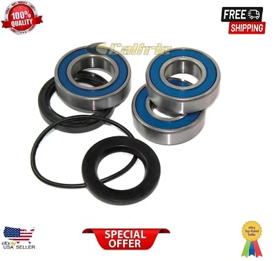 Kit de sellos de rodamientos de bolas de rueda trasera para Kawasaki ZX-6R Ninja ZX636 05 06 13 14 Foto 1 de 2