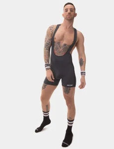 Singlet Barcode Berlin Dastin Backless (Titanio/Negro y Negro Ejército Oscuro) - Imagen 1 de 9