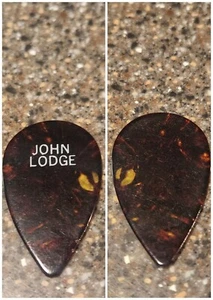 Moody Blues 1984 The Other Side of Life tour John Lodge band Used Guitar Pick - Picture 1 of 3