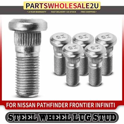 6 piezas de perno de rueda delantera M12-1.25 para INFINITI QX4 Nissan Máxima Sentra Xterra Foto 1 de 4