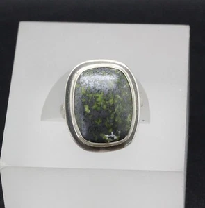 NEU Handgefertigter Ring Sterlingsilber und Jaspis von Krystyna's Silber "AUSVERKAUF" - Bild 1 von 3