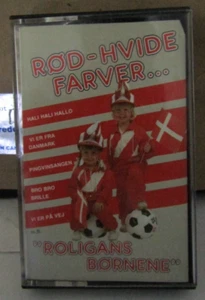 Rod-Hvide Farver... Roligans Bornene Cassette Tape J.K. 180 - Picture 1 of 6