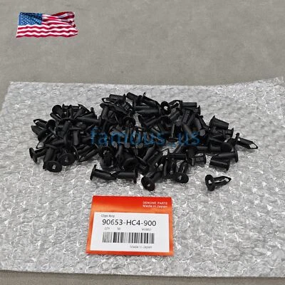 Nuevo 50 piezas clips de retención ATV pasador de empuje protector contra salpicaduras panel de carrocería para Honda 8 mm Foto 1 de 4