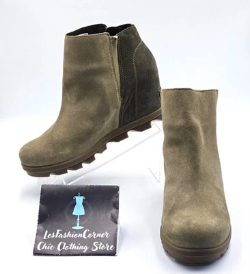 Botas Chelsea Sorel para mujer verde oliva gamuza cuero Juana of Arctic talla 8 2514 Foto 1 de 4
