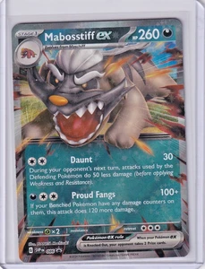 Juego de cartas coleccionables Mabosstiff EX Holo #86 Pokemon Scarlet & Violet Black Star Promo 2024 - Imagen 1 de 2