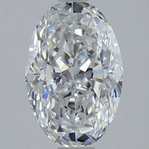 Oval Cut 2.01 Carat Cert. GIA Natural Mined Diamond Loose D color VS1 clarity - Picture 1 of 2