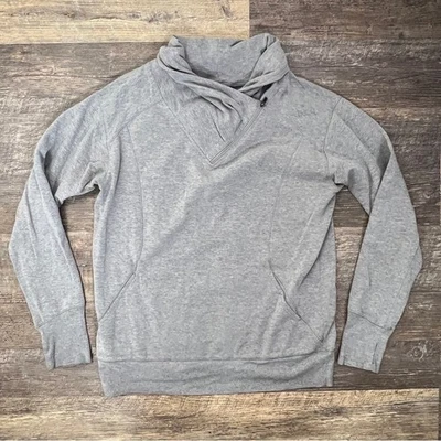 Zella Sudadera Cuello Capucha Azul Gris Talla Grande L B168 Foto 1 de 4