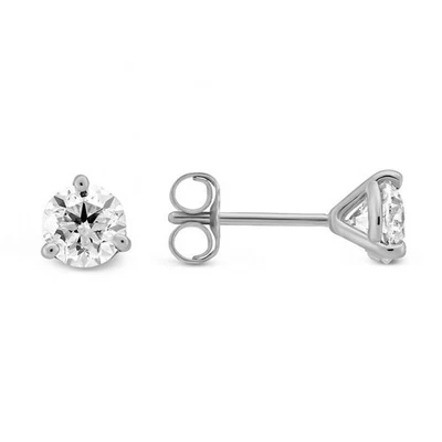 14K WHITE GOLD DIAMOND 1.5 CTW EARRINGS - Image 1 of 3