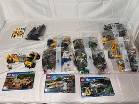 LEGO City Jungle AirDrop Helicopter 60162 almost complete set - NO BOX