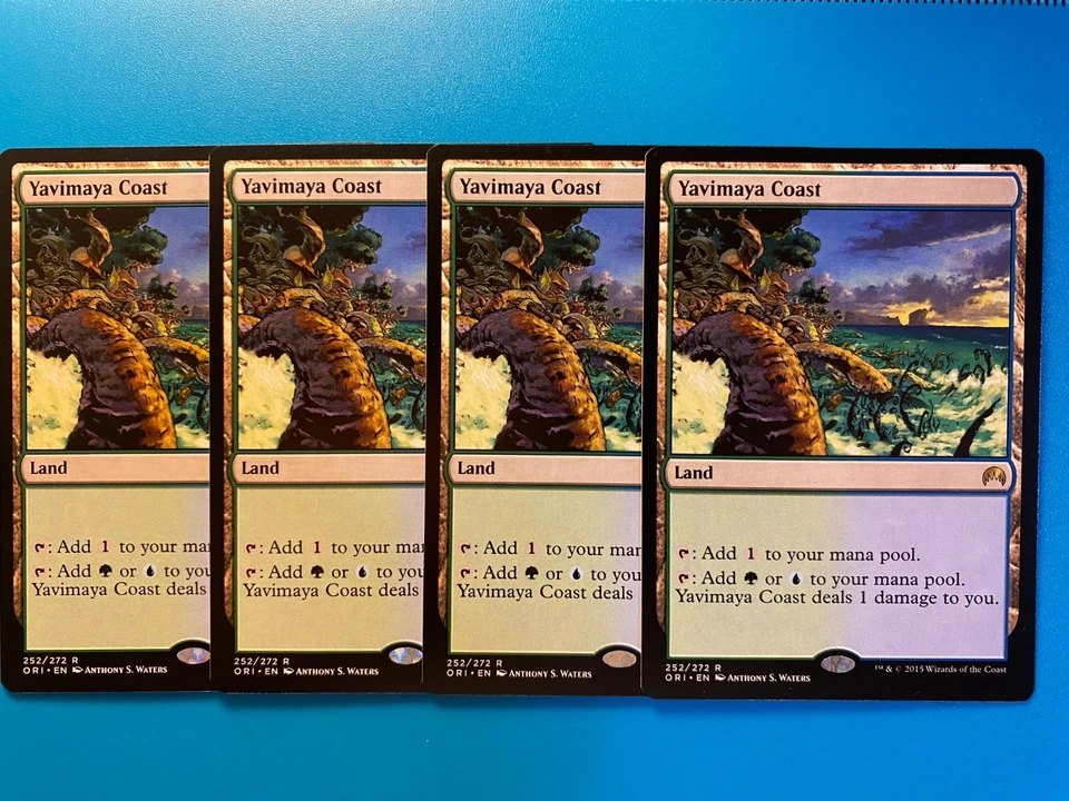 MTG 4x Yavimaya Coast # 252 Origins Modern Magic the Gathering x4 NM - Image 1 of 1