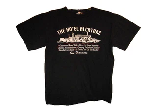 The Hotel Alcatraz WWE World Wrestling Entertainment Mens Black Tshirt Medium O - Picture 1 of 5