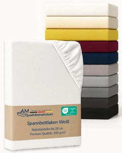 Spannbettlaken aus Baumwolle - Made in Germany - Bettlaken in Sondermaßen - Bild 1 von 77