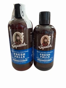 Dr. Squatch shampoo naturale da uomo 8 oz balsamo 11,5 oz set cascate fresche NUOVO - Foto 1 di 2