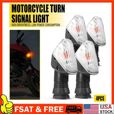 4x Lámpara indicadora de giro de señal delantera trasera para Kawasaki KLR 650 KLR650 2008-2017 Foto 1 de 4