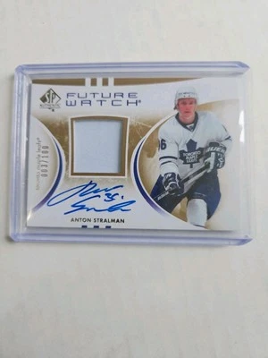 2007-08 SPA Future Watch Auto PATCH #246 Anton Stralman 003/100 Auto Rookie... - Image 1 of 4