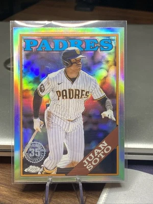 2023 Topps Chrome Update Series - 1988 Topps Baseball #88CU-3 Juan Soto Padres - Image 1 of 2