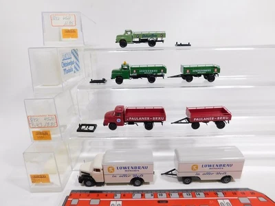 4x Brekina H0 1:87 Modello Autocarro Man Birra 4511 4520 4521 7210 Sg / Mint + - Immagine 1 di 4