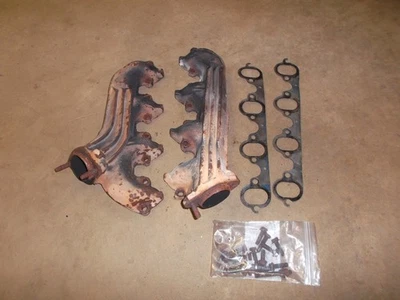 Ford F150 Ranger XLT 460 1975 colectores de escape de fábrica con pernos ~ se adapta a 1973-79 ~ Foto 1 de 4