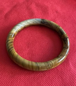 Brazalete Brazalete Baquelita Barro Mississippi Vintage - Imagen 1 de 9